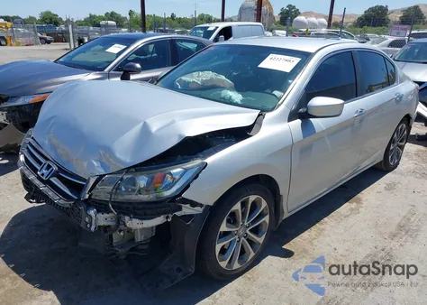 2013 Honda Accord Sport z USA, uszkodzony, nr VIN 1HGCR2F55DA061055